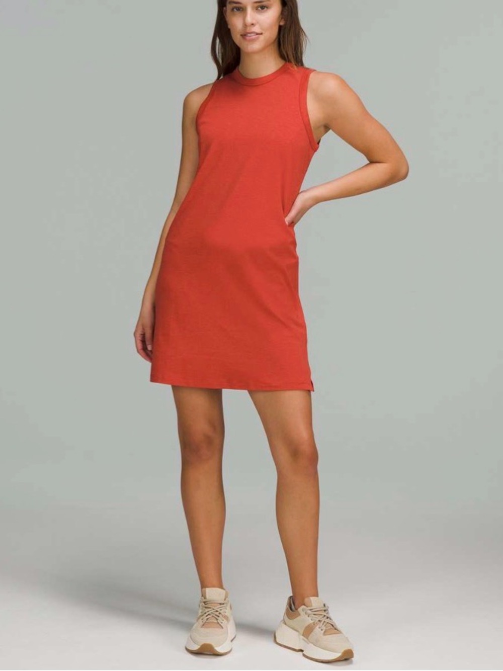 Woman’s Lululemon Classic-Fit Cotton-Blend Dress . 6/8